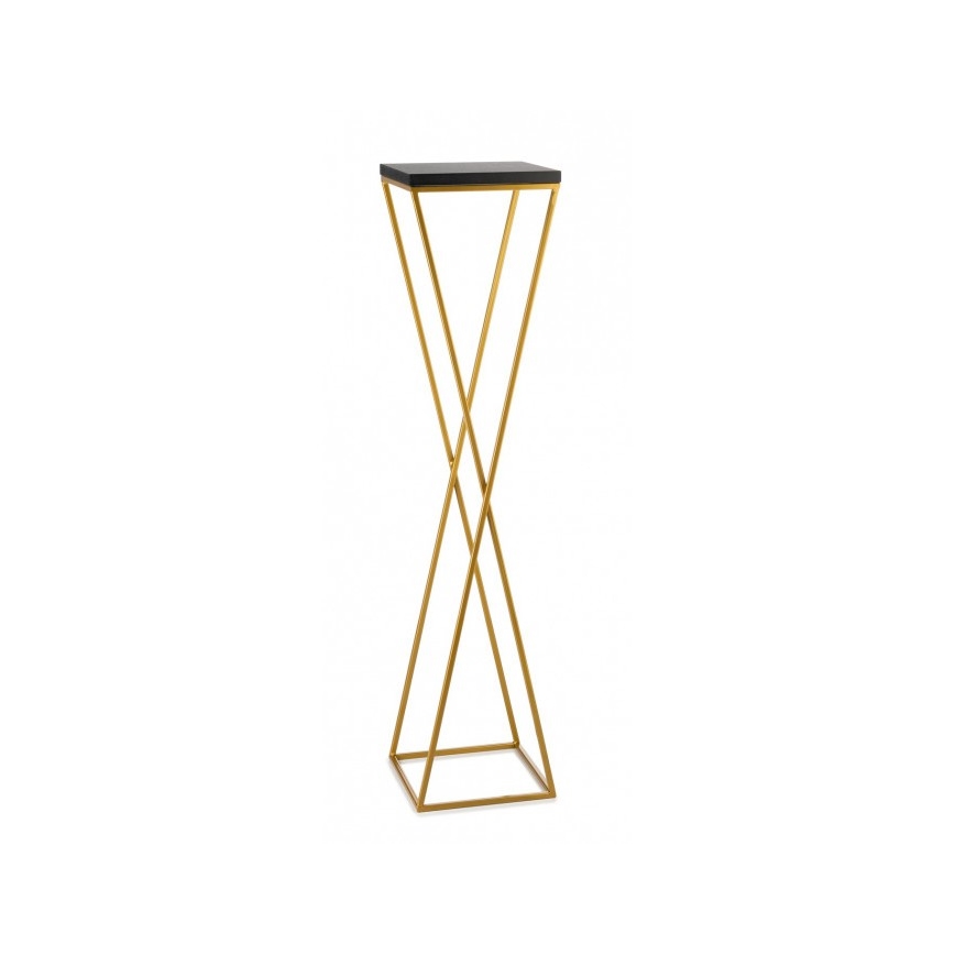 Blumenständer LOFT 100x24 cm golden/schwarz