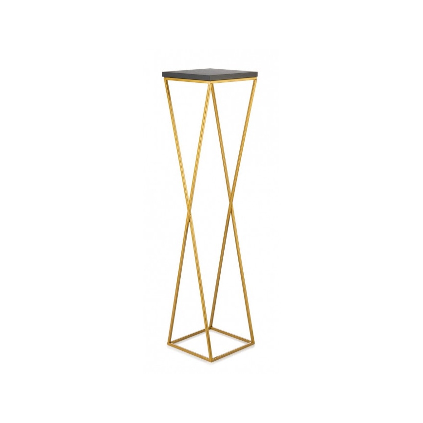 Blumenständer LOFT 100x24 cm golden/schwarz