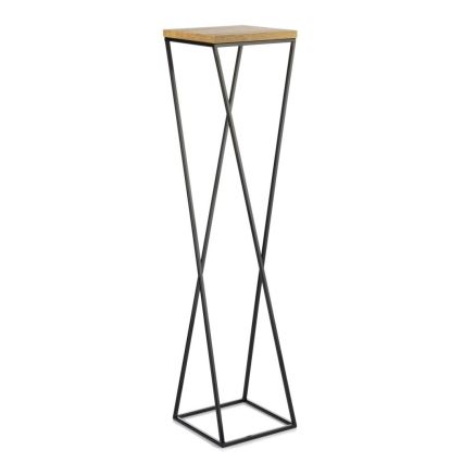 Blumenständer LOFT 100x24 cm schwarz/braun