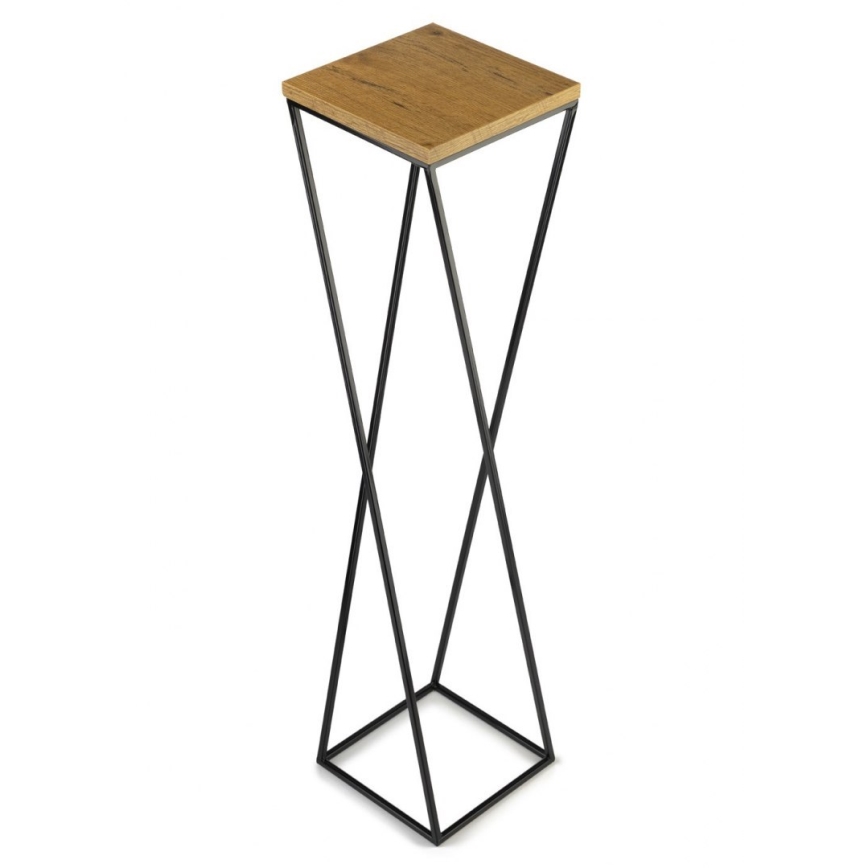 Blumenständer LOFT 100x24 cm schwarz/braun