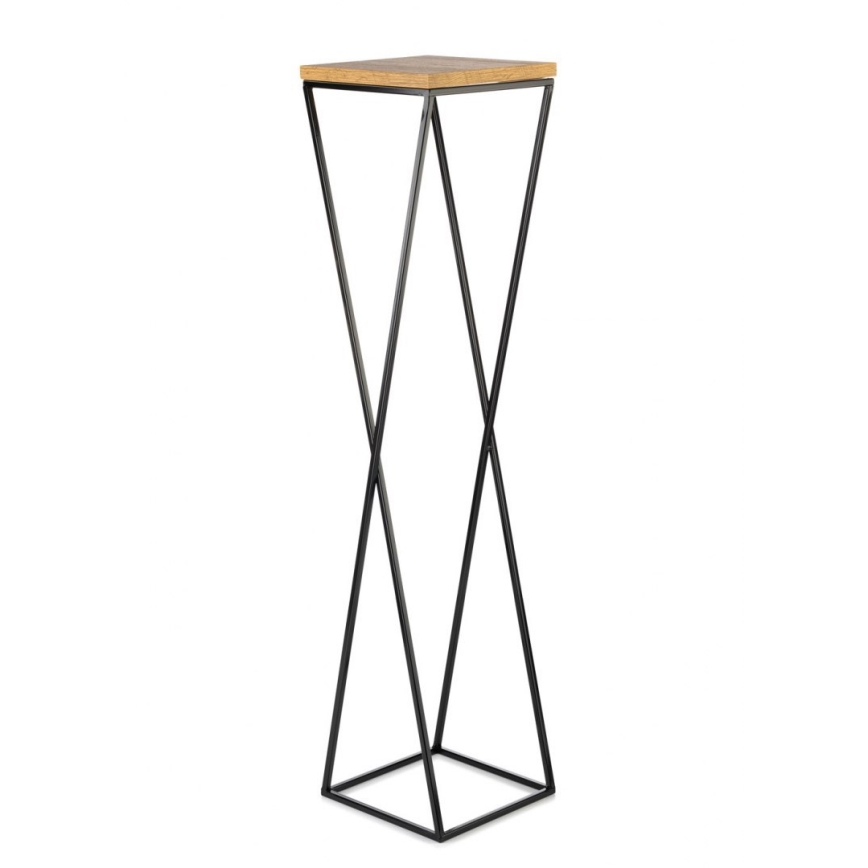 Blumenständer LOFT 100x24 cm schwarz/braun