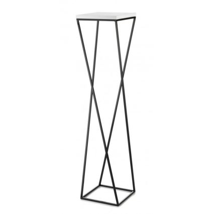 Blumenständer LOFT 100x24 cm schwarz/weiß