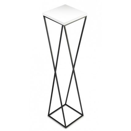 Blumenständer LOFT 100x24 cm schwarz/weiß