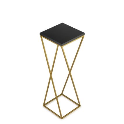 Blumenständer LOFT 70x24 cm gold/schwarz