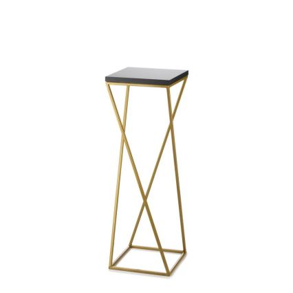 Blumenständer LOFT 70x24 cm gold/schwarz