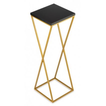 Blumenständer LOFT 70x24 cm golden/schwarz