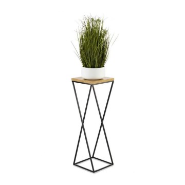 Blumenständer LOFT 70x24 cm schwarz/braun
