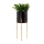 Blumenständer NILA 28x11 cm schwarz/gold