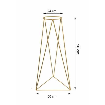 Blumenständer TRIANGL 90x50 cm Gold