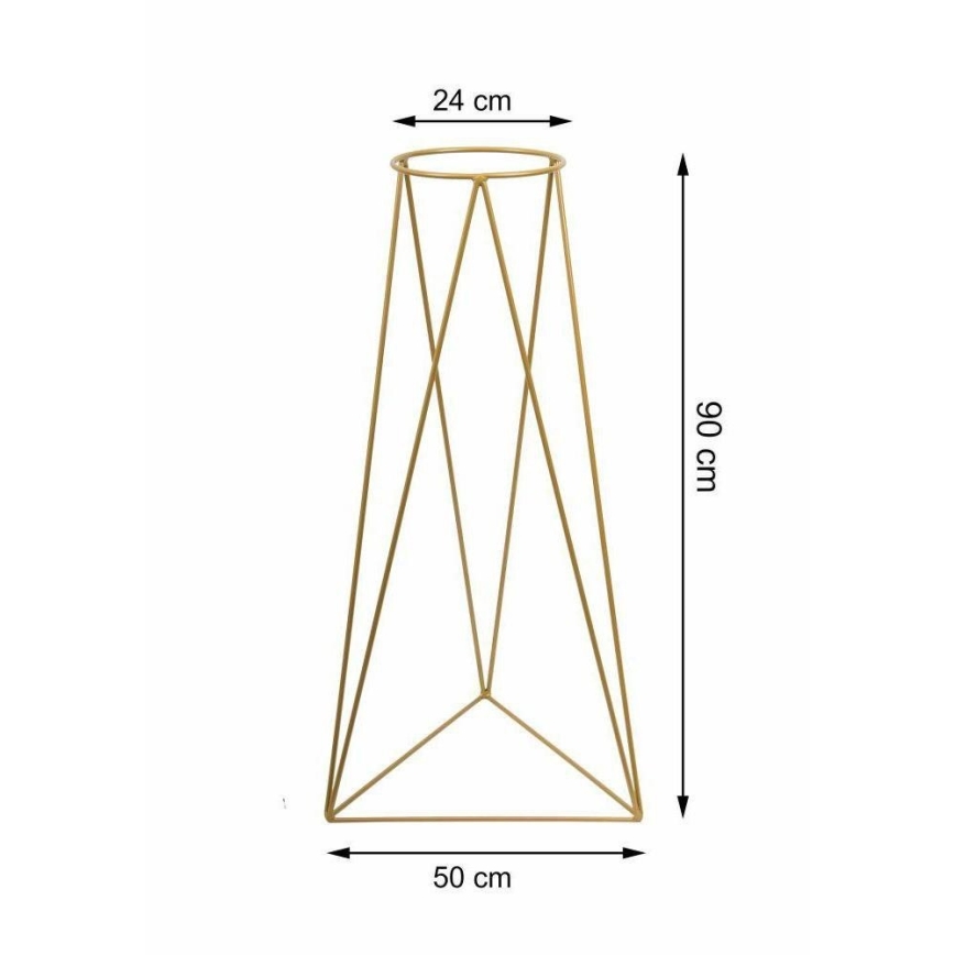 Blumenständer TRIANGL 90x50 cm Gold