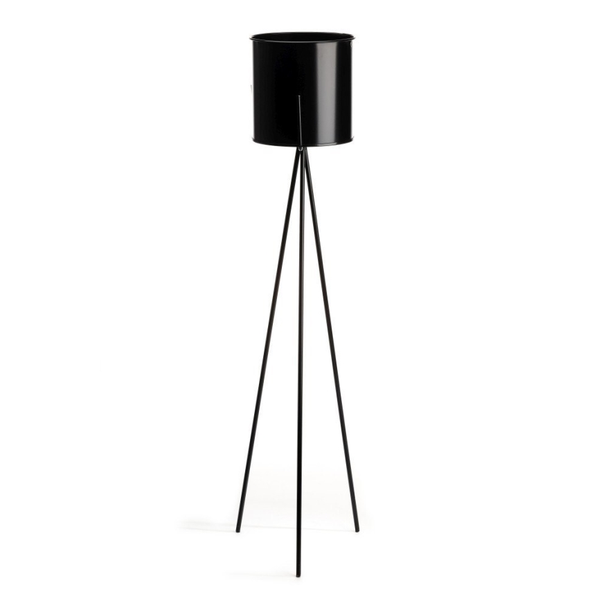 Blumenständer TRIPOD 110x25 cm schwarz