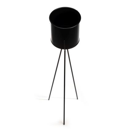 Blumenständer TRIPOD 110x25 cm schwarz
