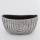 Blumentopf 28x14,5 cm silbern/braun