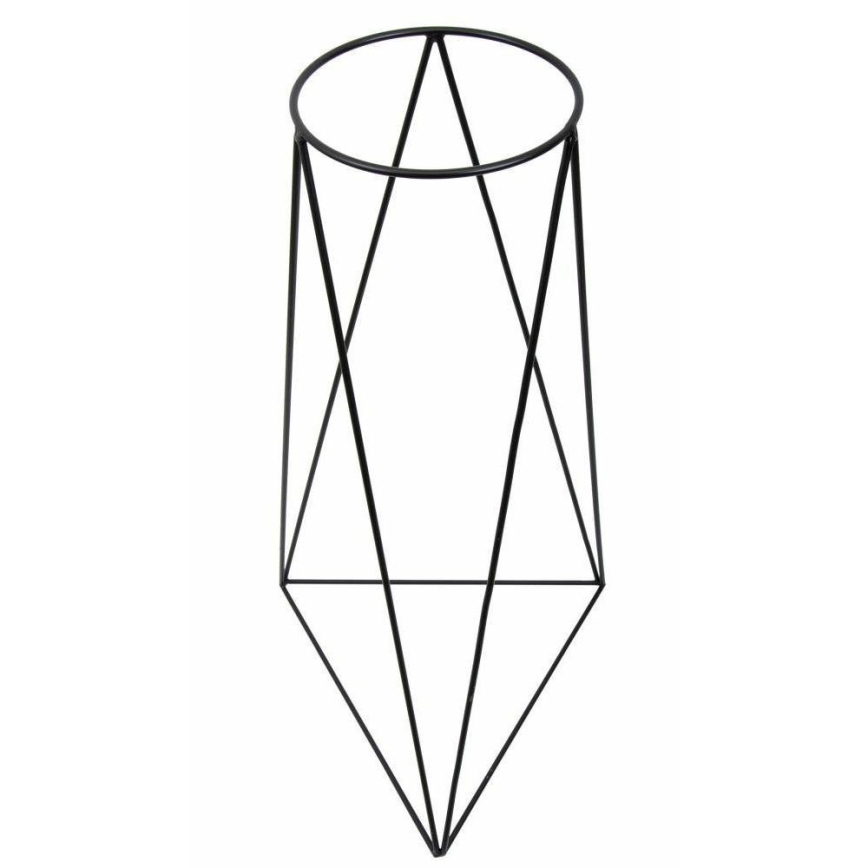 Blumentopfständer TRIANGL 90x50 cm Schwarz