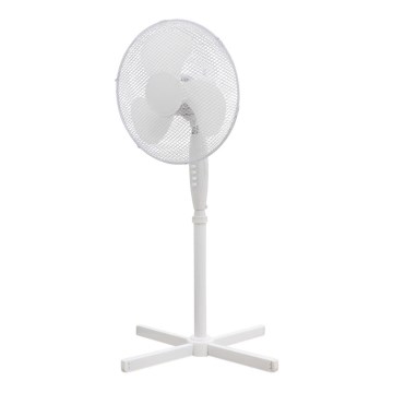 Bodenventilator 40 cm, 3 Geschwindigkeiten, weiß 50W
