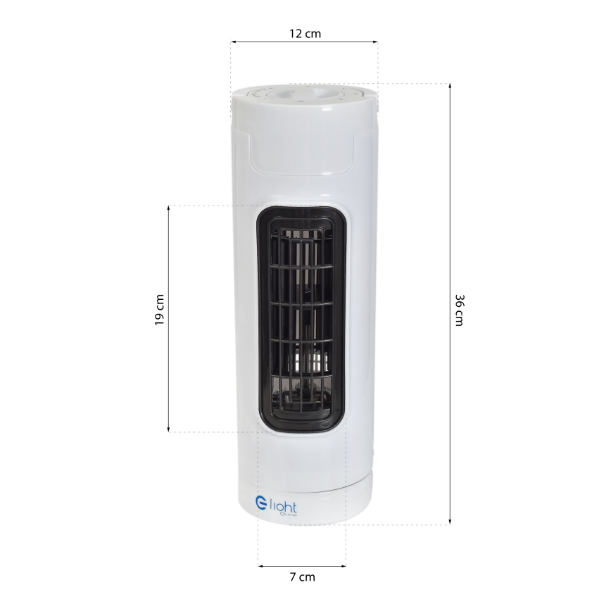 Bodenventilator TOWER 30W/230V weiß