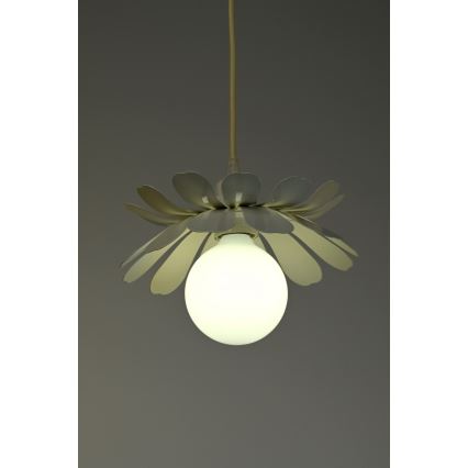 Bohemia-Design - Hängeleuchte an Kabel 1xE27/60W/230V cremefarben