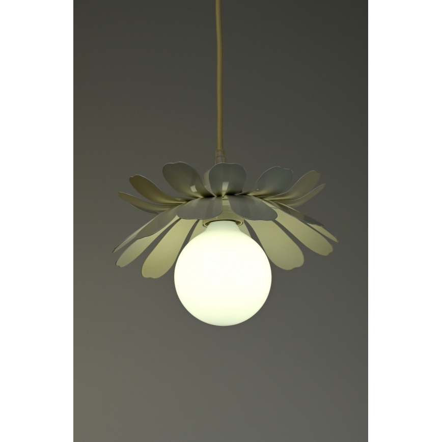 Bohemia-Design - Hängeleuchte an Kabel 1xE27/60W/230V cremefarben