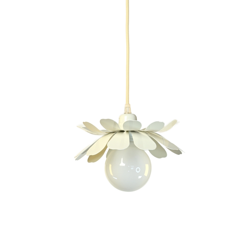 Bohemia-Design - Hängeleuchte an Kabel 1xE27/60W/230V cremefarben