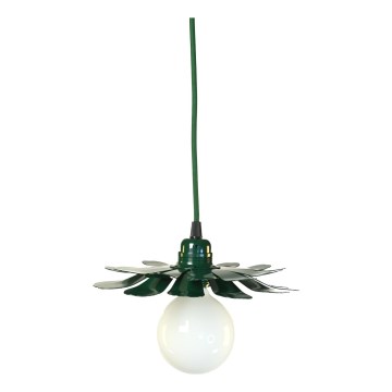 Bohemia-Design - Kabelpendelleuchte 1xE27/60W/230V grün