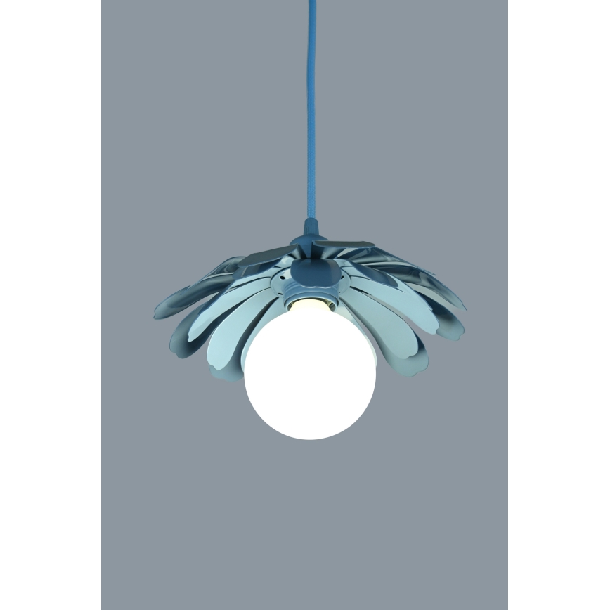 Bohemia-Design - Pendelleuchte an Kabel 1xE27/60W/230V blau