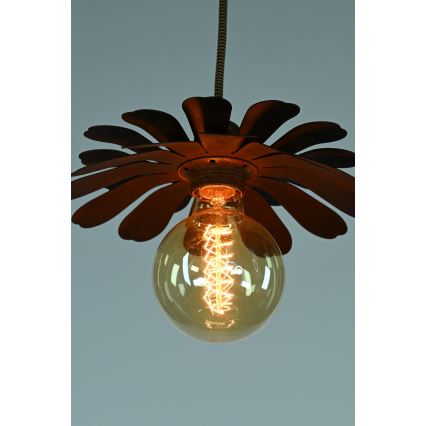 Bohemia-Design - Pendelleuchte an Kabel 1xE27/60W/230V bronzefarben