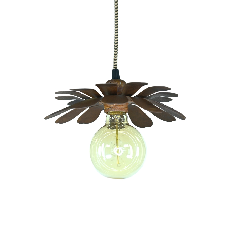 Bohemia-Design - Pendelleuchte an Kabel 1xE27/60W/230V bronzefarben