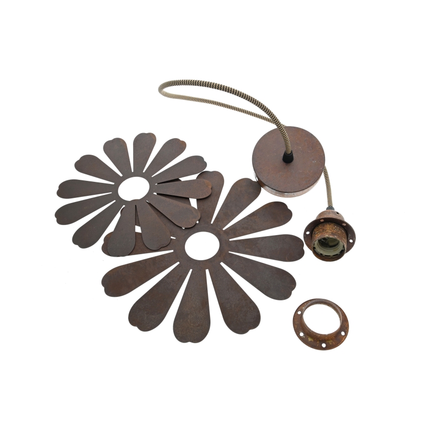 Bohemia-Design - Pendelleuchte an Kabel 1xE27/60W/230V bronzefarben