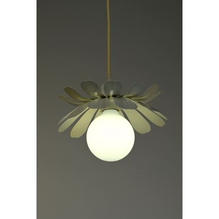 Bohemia-Design - Pendelleuchte an Kabel 1xE27/60W/230V cremefarben