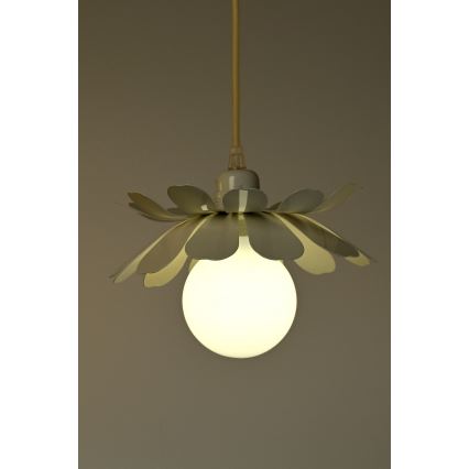 Bohemia-Design - Pendelleuchte an Kabel 1xE27/60W/230V cremefarben