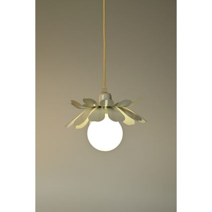 Bohemia-Design - Pendelleuchte an Kabel 1xE27/60W/230V cremefarben