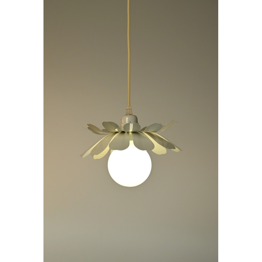 Bohemia-Design - Pendelleuchte an Kabel 1xE27/60W/230V cremefarben