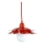 Bohemia-Design - Pendelleuchte an Kabel 1xE27/60W/230V rot