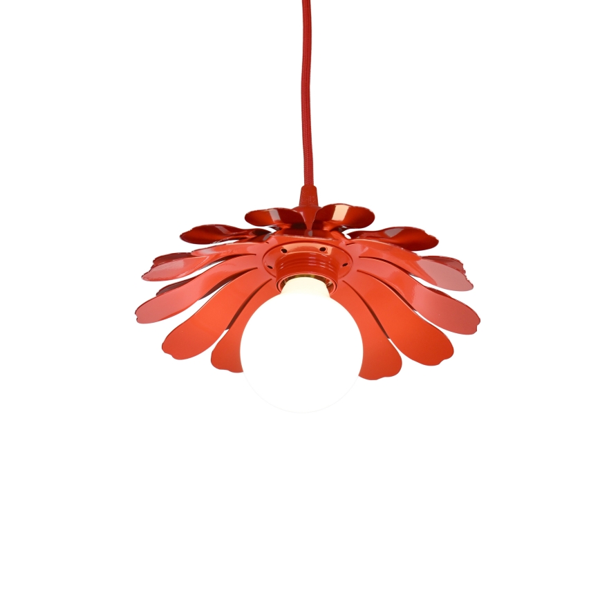 Bohemia-Design - Pendelleuchte an Kabel 1xE27/60W/230V rot