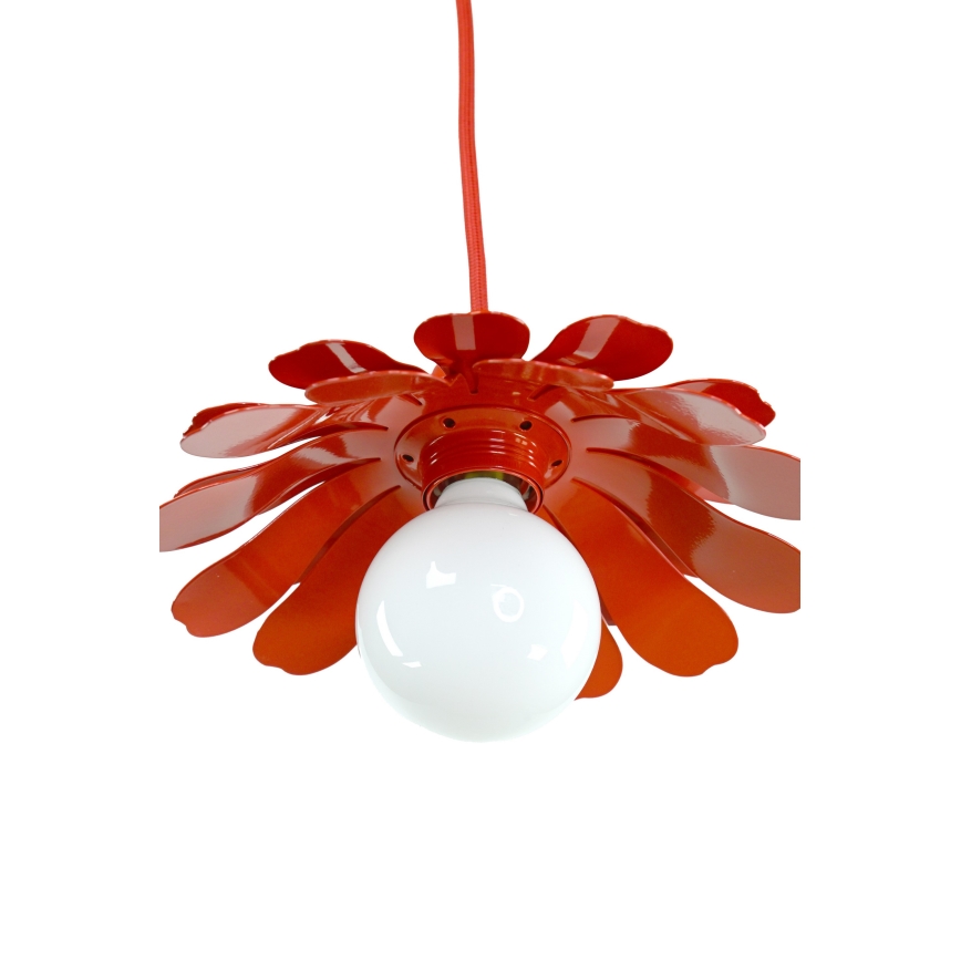 Bohemia-Design - Pendelleuchte an Kabel 1xE27/60W/230V rot