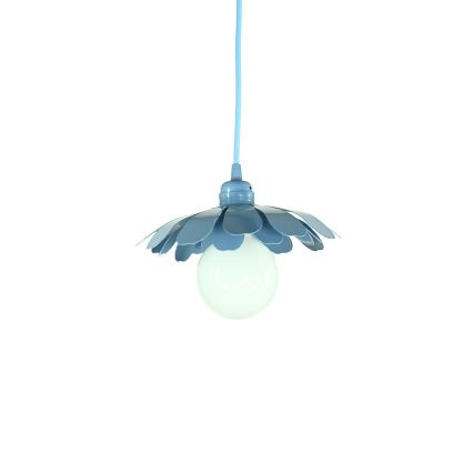 Bohemia-Design - Pendelleuchte mit Kabel 1xE27/60W/230V blau
