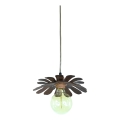 Bohemia-Design - Pendelleuchte mit Seilaufhängung 1xE27/60W/230V bronzefarben