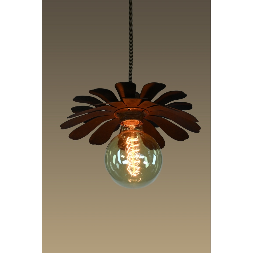 Bohemia-Design - Pendelleuchte mit Seilaufhängung 1xE27/60W/230V bronzefarben
