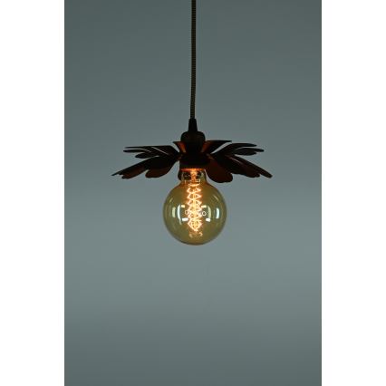 Bohemia-Design - Pendelleuchte mit Seilaufhängung 1xE27/60W/230V bronzefarben