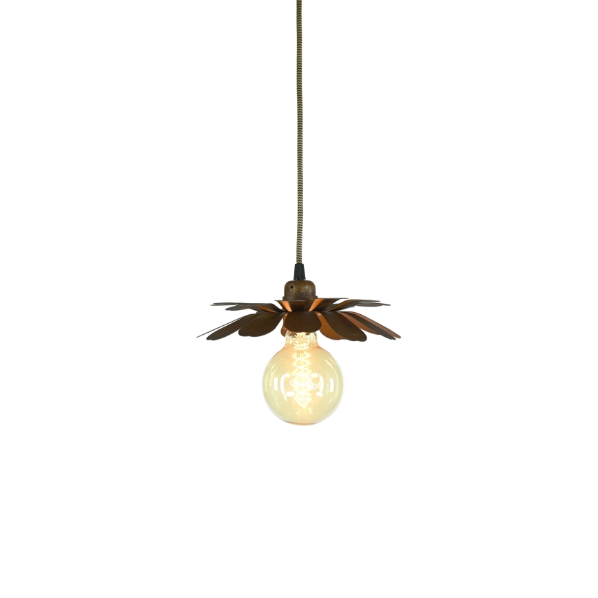 Bohemia-Design - Pendelleuchte mit Seilaufhängung 1xE27/60W/230V bronzefarben