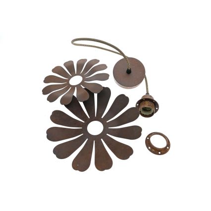 Bohemia-Design - Pendelleuchte mit Seilaufhängung 1xE27/60W/230V bronzefarben