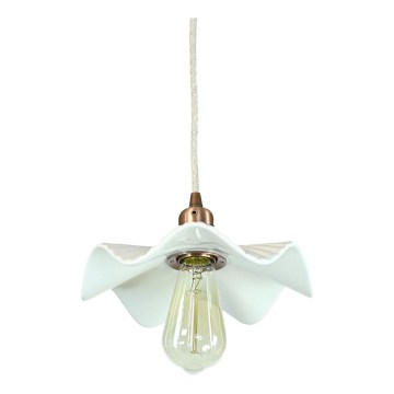 Bohemia-Design - Porzellan-Hängeleuchte an Kabel 1xE27/60W/230V