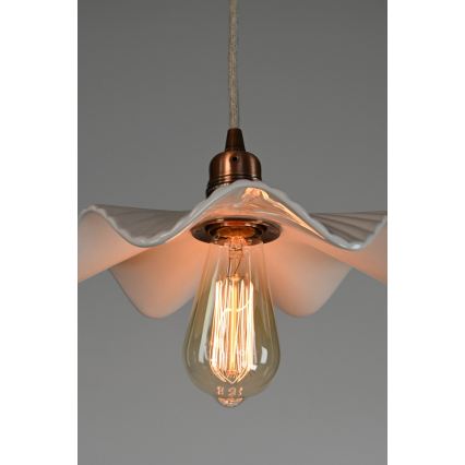Bohemia-Design - Porzellan-Hängeleuchte an Kabel 1xE27/60W/230V