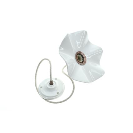 Bohemia-Design - Porzellan-Hängeleuchte an Kabel 1xE27/60W/230V