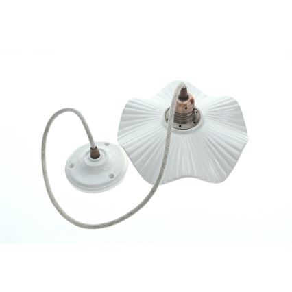 Bohemia-Design - Porzellan-Hängeleuchte an Kabel 1xE27/60W/230V
