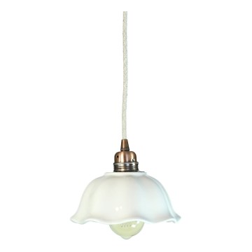 Bohemia-Design - Porzellan-Hängeleuchte an Kabel 1xE27/60W/230V