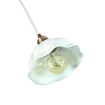 Bohemia-Design - Porzellan-Hängeleuchte an Kabel 1xE27/60W/230V