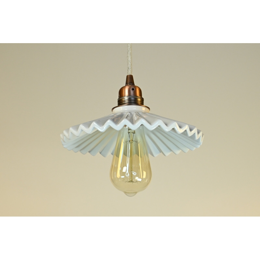 Bohemia-Design - Porzellan-Hängeleuchte mit Kabel 1xE27/60W/230V