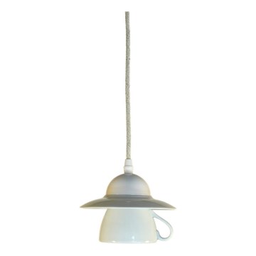 Bohemia-Design - Porzellan-Pendelleuchte an Kabel 1xE27/60W/230V