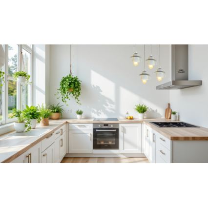 Bohemia-Design - Porzellan-Pendelleuchte an Kabel 1xE27/60W/230V